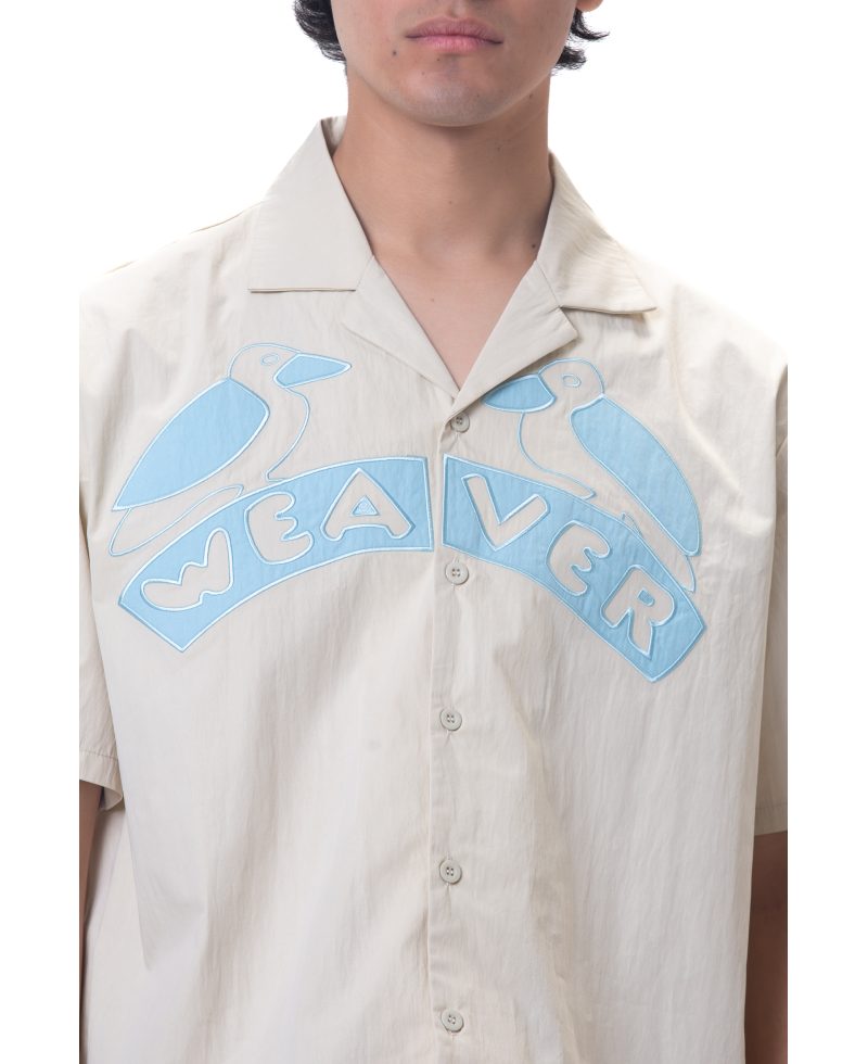 Unisex shirt-Light Beige - Boxy