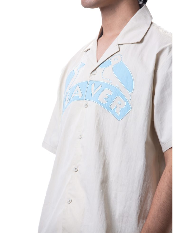 Unisex shirt-Light Beige - Boxy