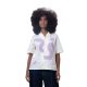 Unisex shirt-Light yellow-purple - Boxy