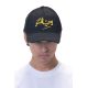 Arabic Chamois cap-Black/Yellow