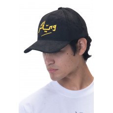 Arabic Chamois cap-Black/Yellow