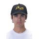 Arabic Chamois cap-Black/Yellow