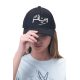 Arabic Chamois cap-Black/white
