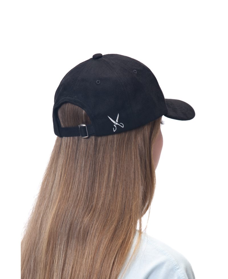 Arabic Chamois cap-Black/white