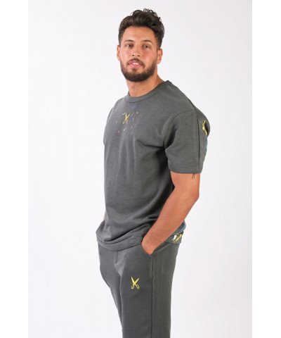 Washed T-shirt oversized - GRAY