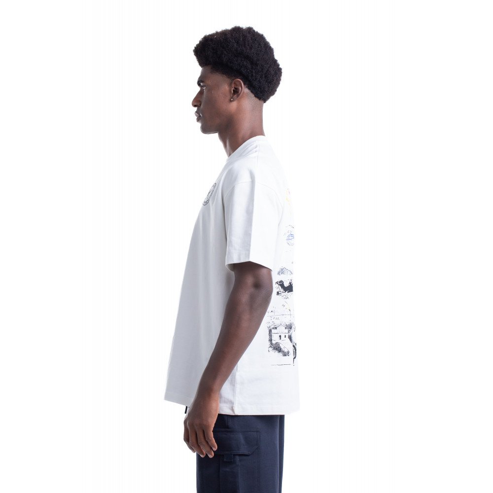 Stamps T-shirt Oversize - Off white