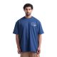 8011 _ Stamps T-shirt Oversize - Navy Blue