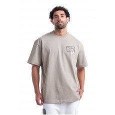 Stamps T-shirt Oversize - Gray