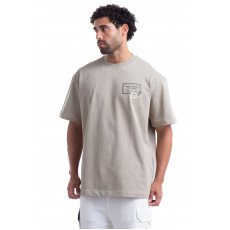 Stamps T-shirt Oversize - Gray