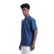 8013_ Stamps T-shirt Oversize - Blue