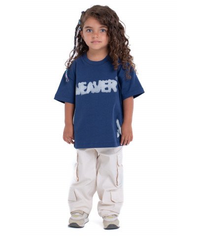 Kids Ink T-shirt - Navy Blue
