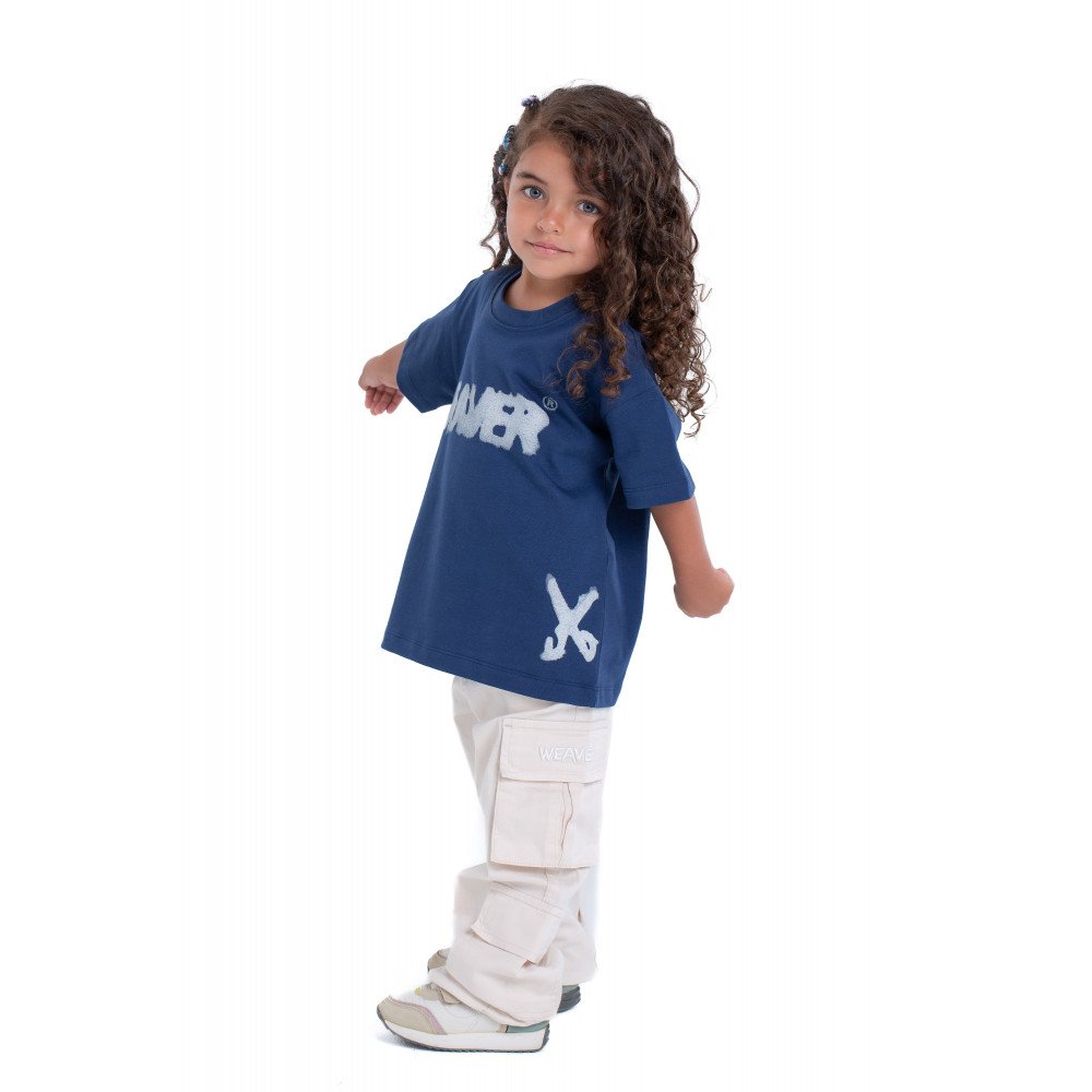 Kids Ink T-shirt - Navy Blue
