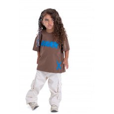 Kids Ink T-shirt - Brown