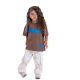 Kids Ink T-shirt - Brown