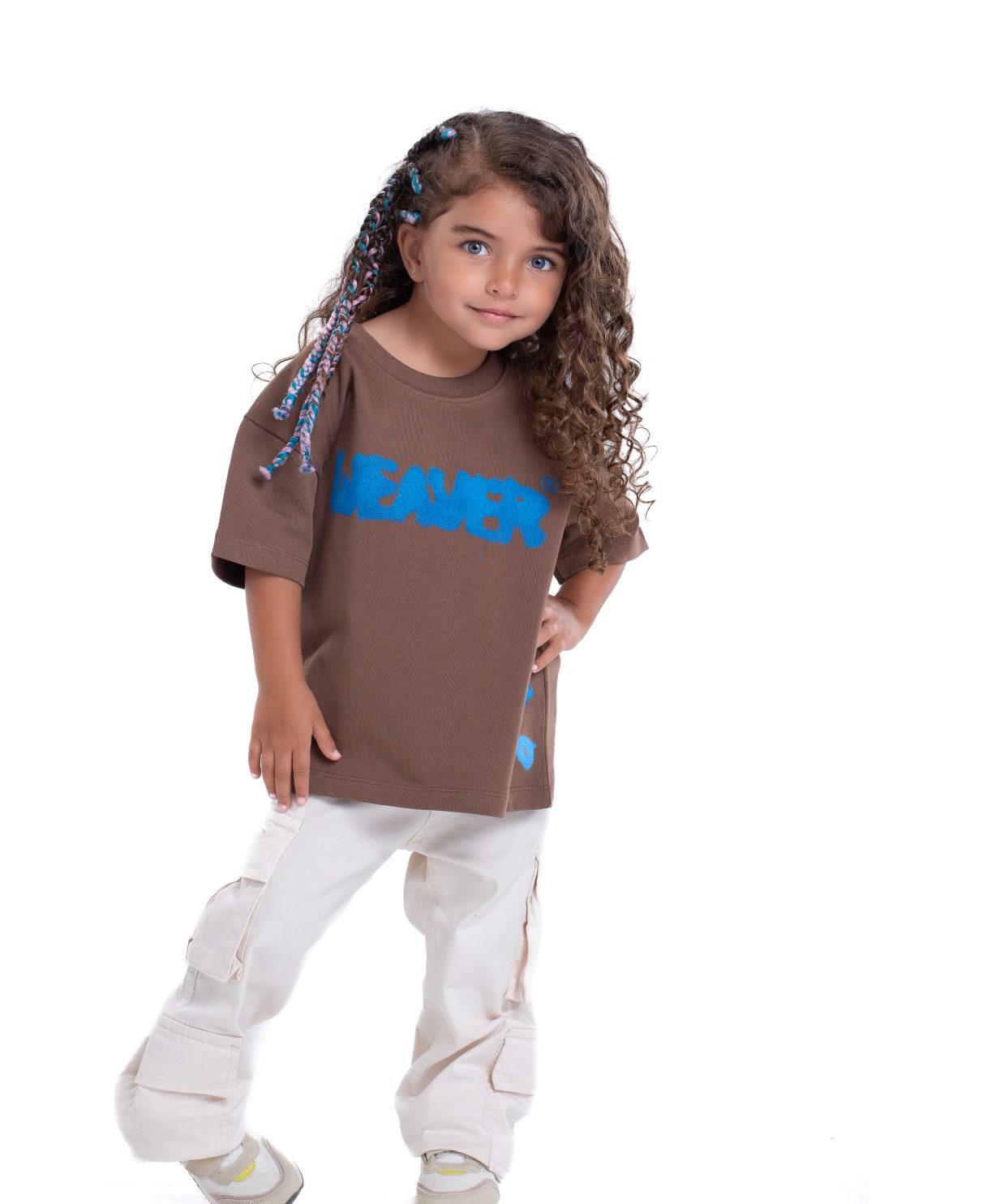Kids Ink T-shirt - Brown