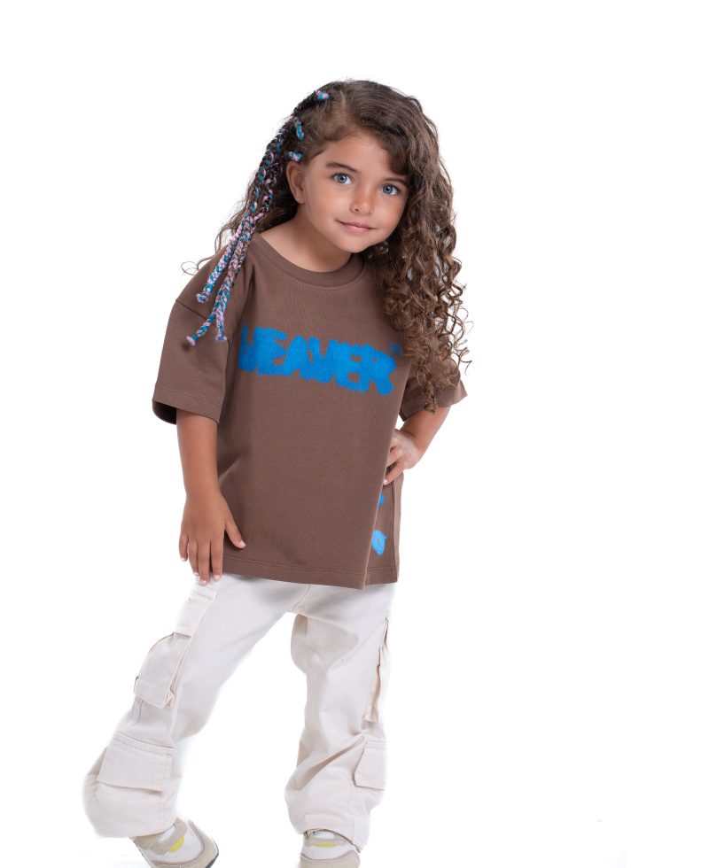 Kids Ink T-shirt - Brown