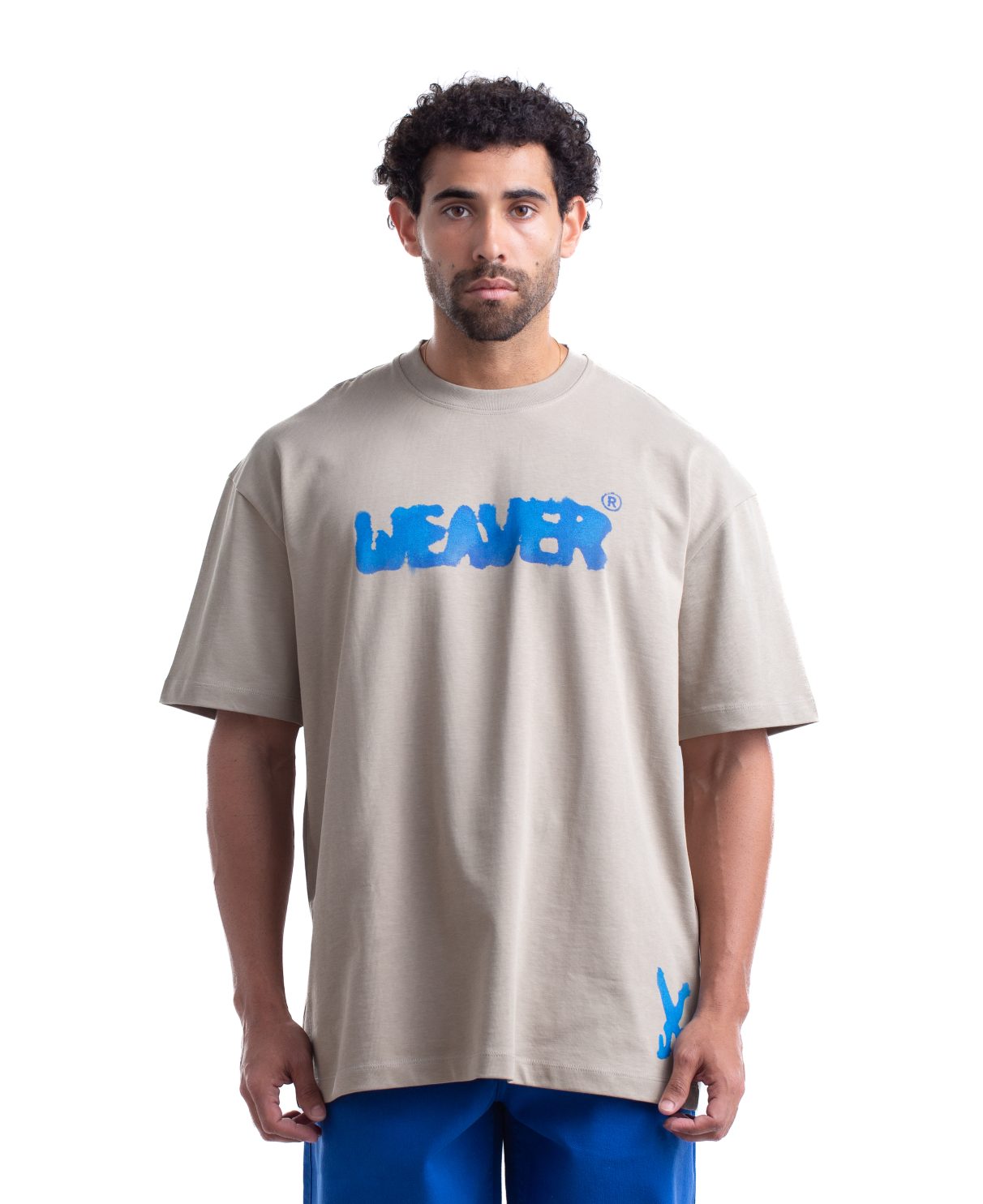 Ink T-shirt Oversize - Light gray