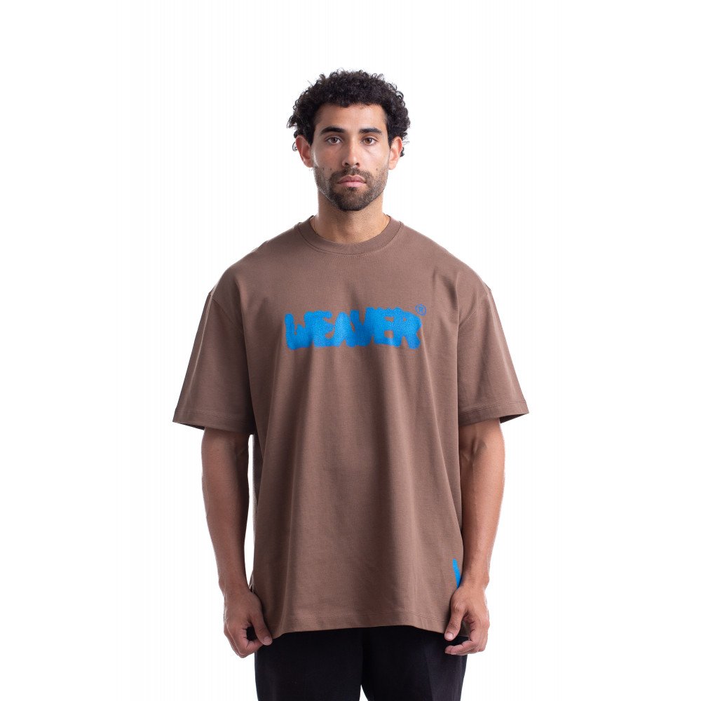 Ink T-shirt Oversize - Brown