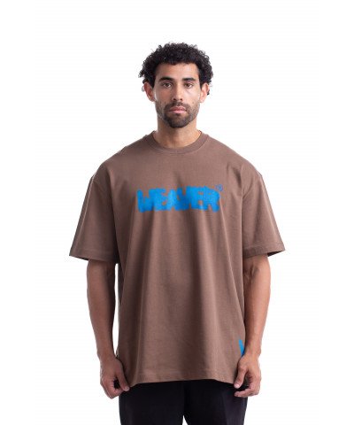 Ink T-shirt Oversize - Brown