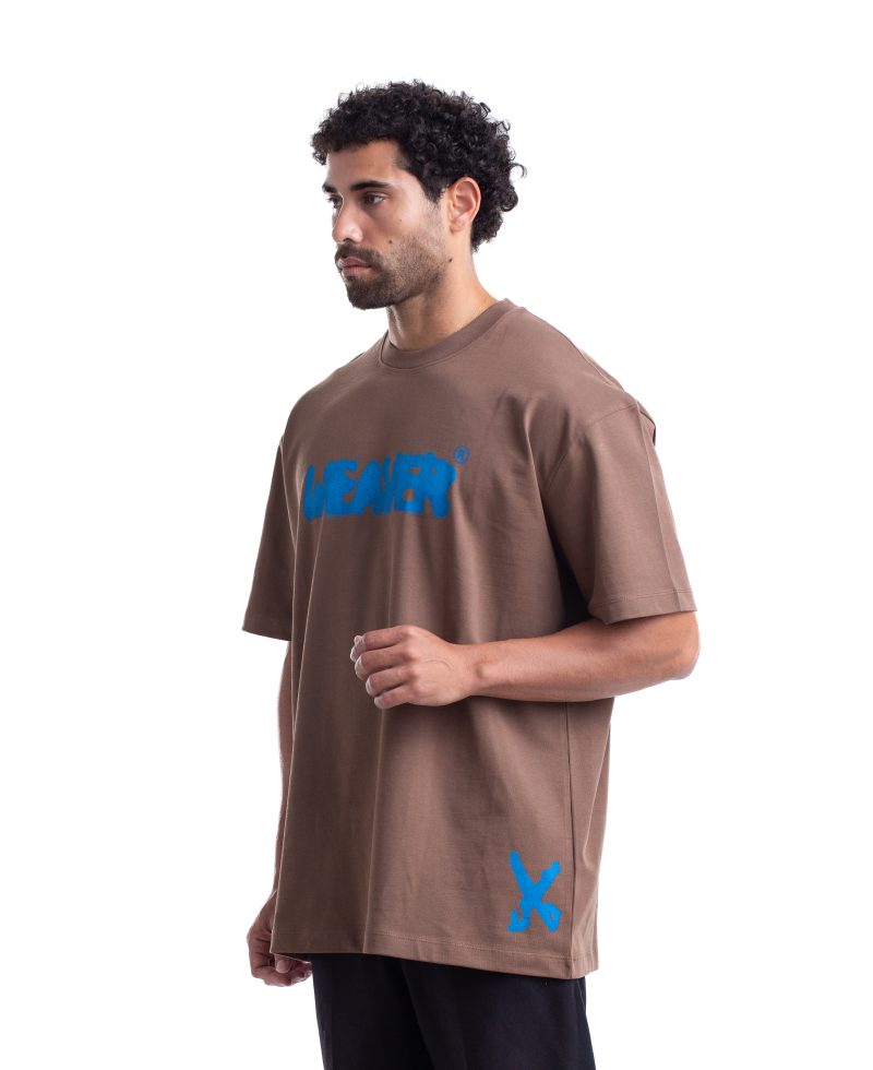 Ink T-shirt Oversize - Brown