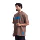 Ink T-shirt Oversize - Brown