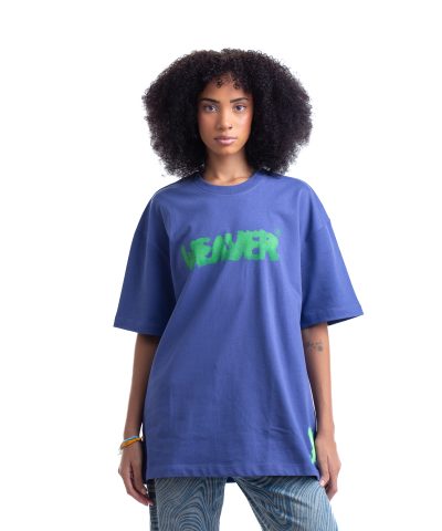 Ink T-shirt Oversize - Blue