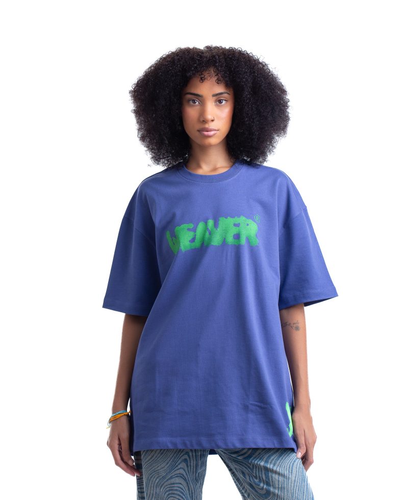 Ink T-shirt Oversize - Blue