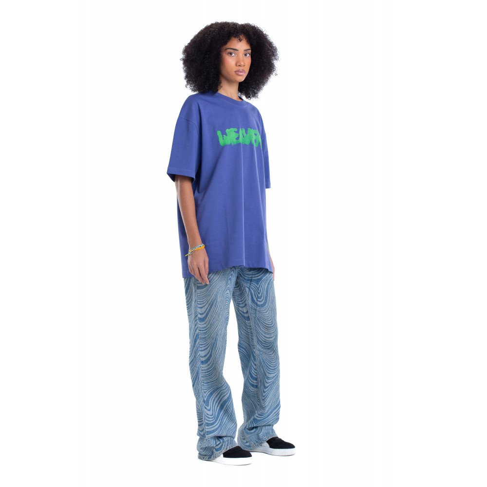Ink T-shirt Oversize - Blue