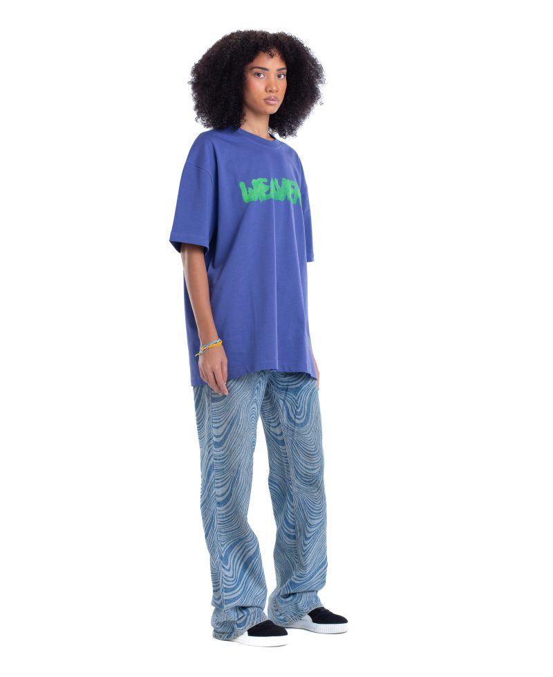 Ink T-shirt Oversize - Blue
