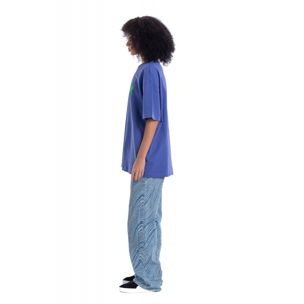 Ink T-shirt Oversize - Blue