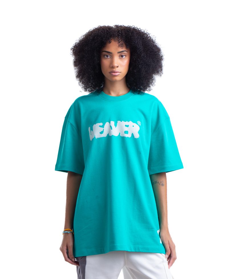 Ink T-shirt Oversize - Turquoise
