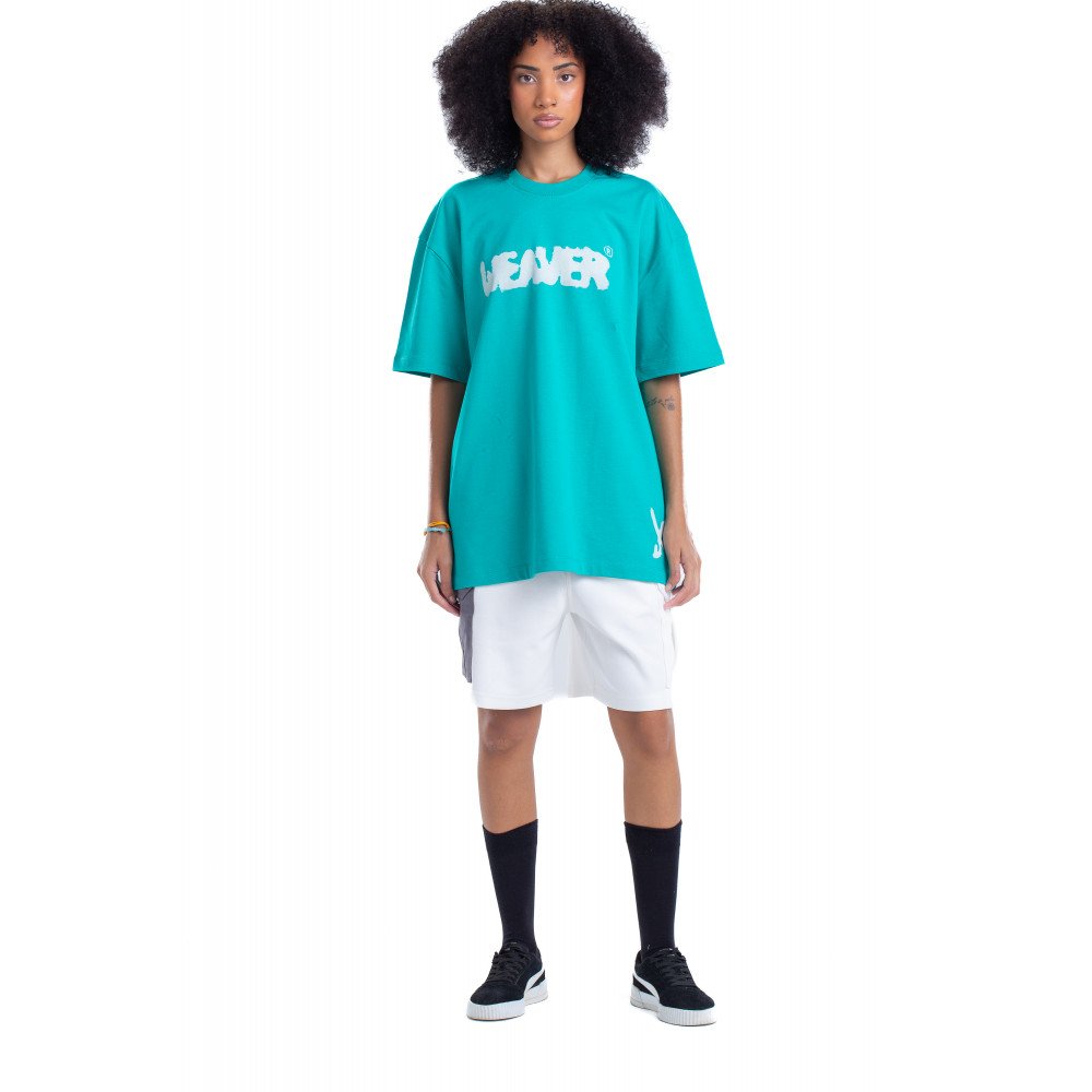 Ink T-shirt Oversize - Turquoise