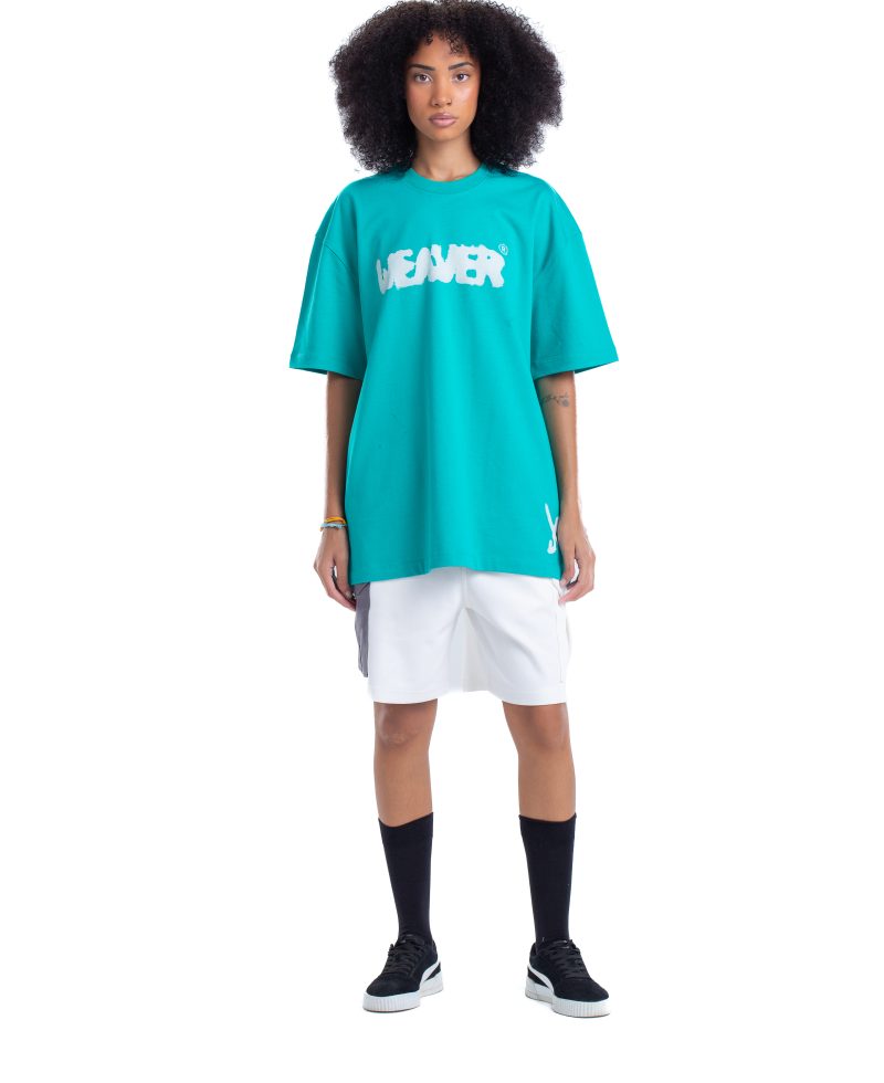 Ink T-shirt Oversize - Turquoise