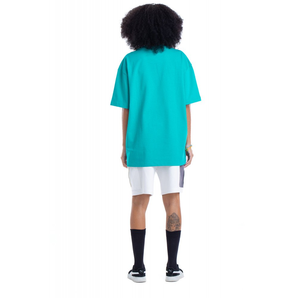 Ink T-shirt Oversize - Turquoise