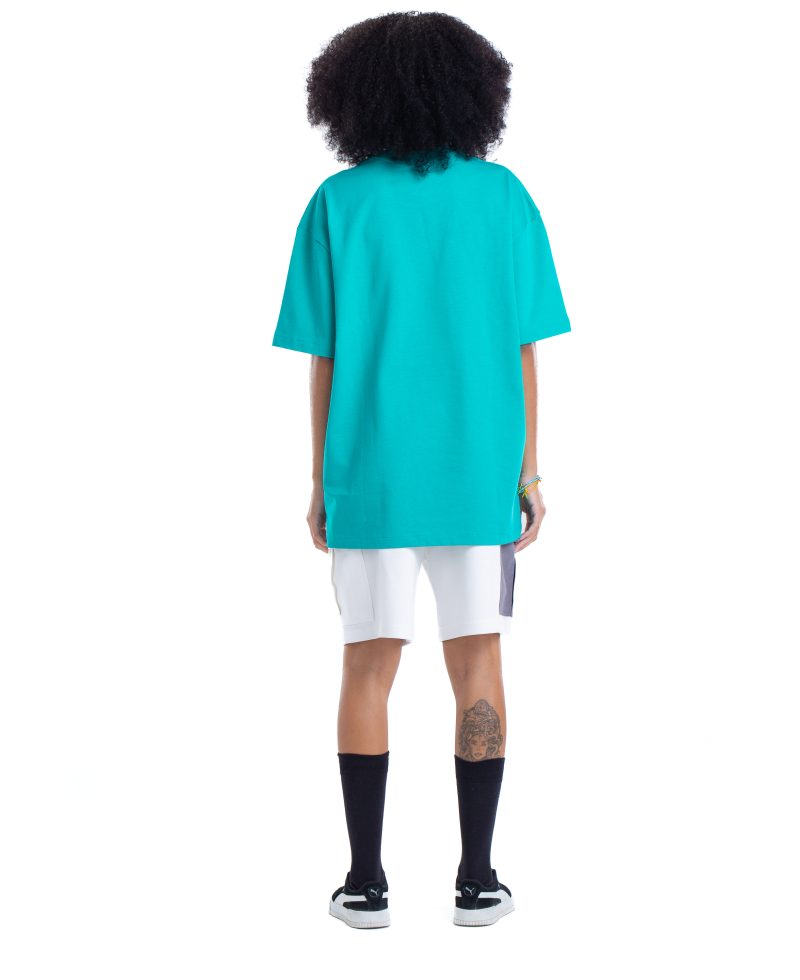 Ink T-shirt Oversize - Turquoise