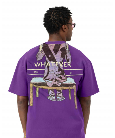 Characters T-shirt Oversize - Purple