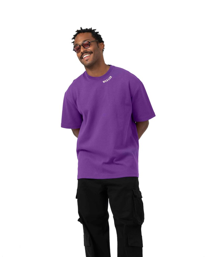 Characters T-shirt Oversize - Purple