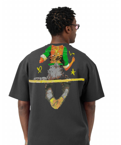 Characters T-shirt Oversize - Gray