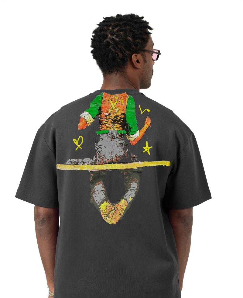 Characters T-shirt Oversize - Gray