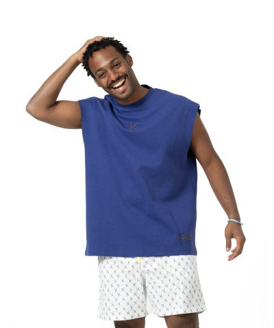 Plain Oversize Short Sleeve - Dark Blue