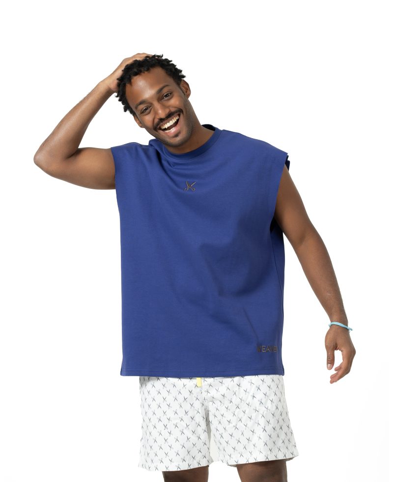 Plain Oversize Short Sleeve - Dark Blue Plain Oversize Short Sleeve - Dark Blue