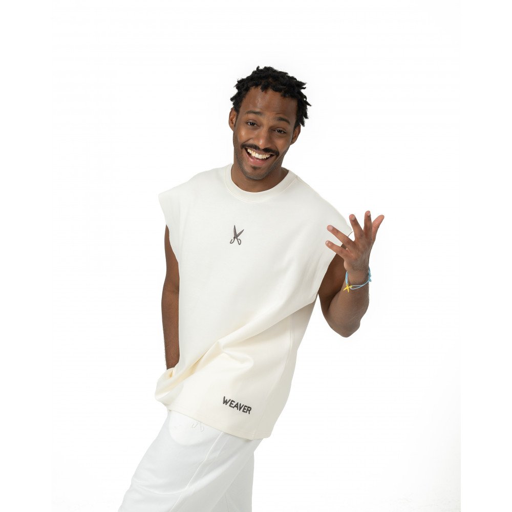 Plain Oversize Short Sleeve - Off white