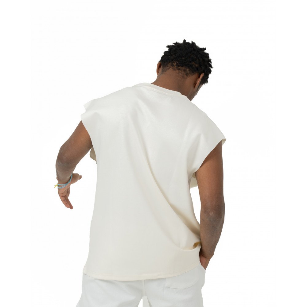 Plain Oversize Short Sleeve - Off white