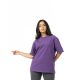 Plain Washed Oversize T-shirt - Purple