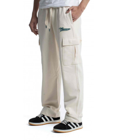 Trousers - Beige / Green