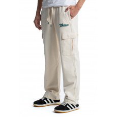 Trousers - Beige / Green