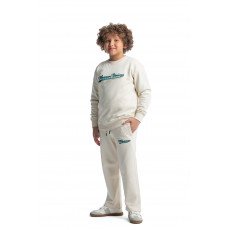 Kids Sweatshirt oversize - Beige / Green