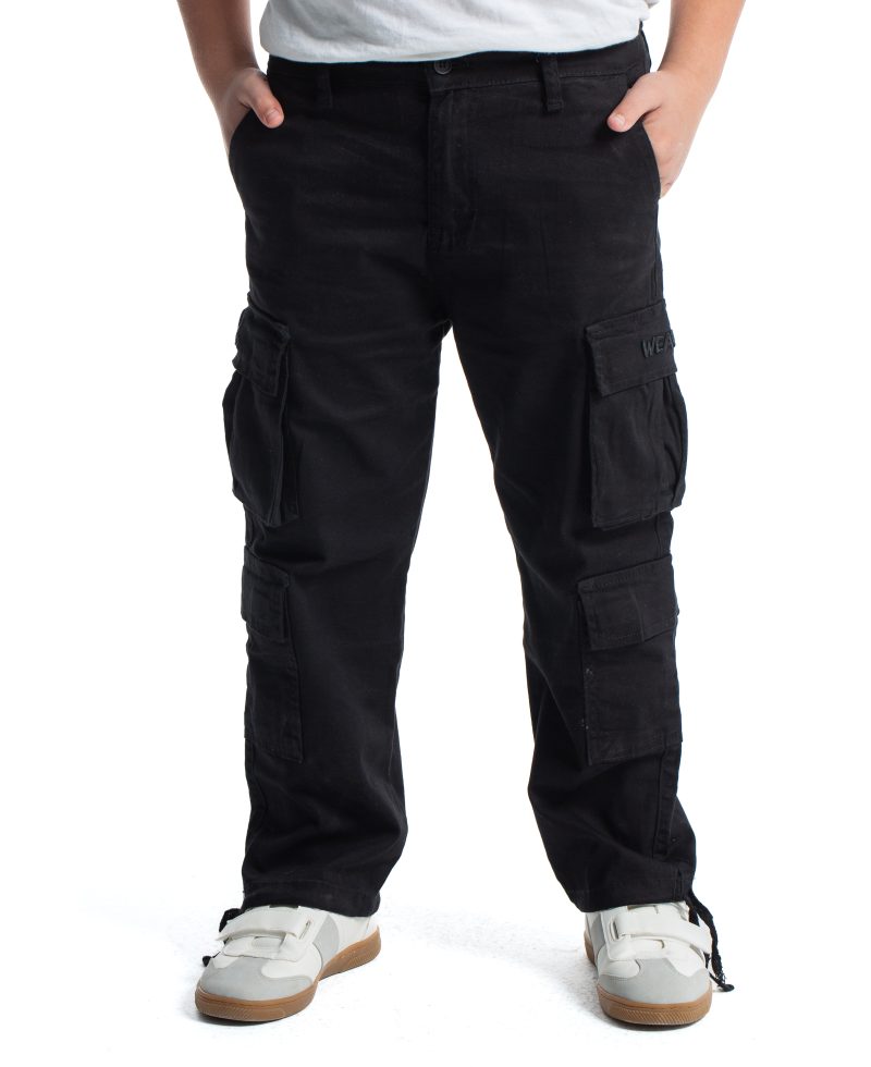 Kids Cargo trousers - Black