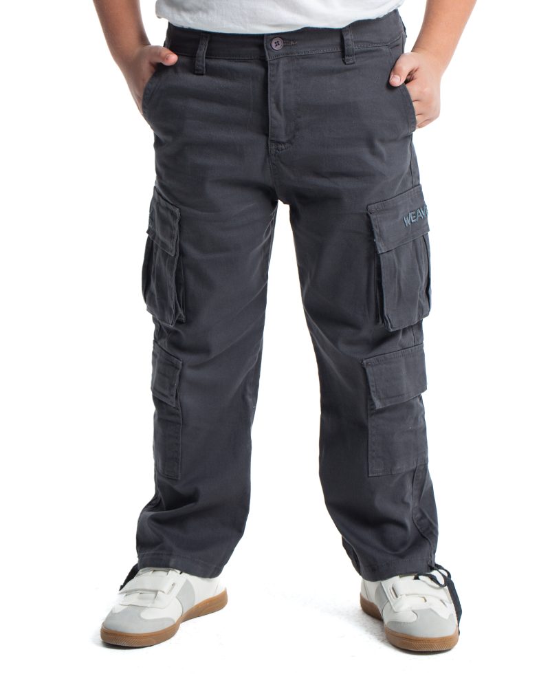Kids Cargo trousers - Gray