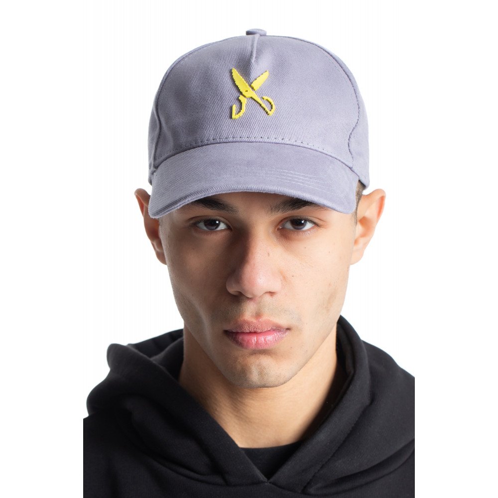 Cap Zigzag Gray / Yellow